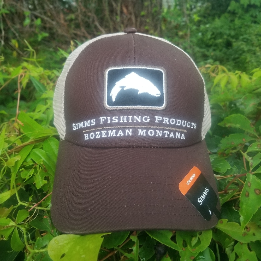 Simms Fishing Trout Icon Trucker Hat  NEW !!
